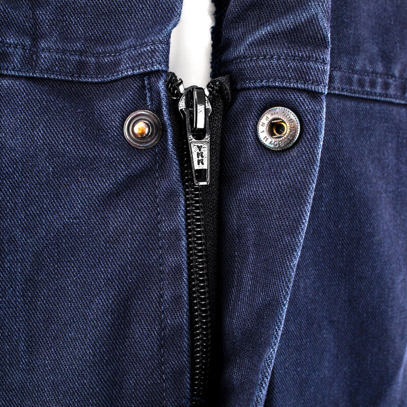 Dutch Navy Blue Coveralls w/ Zipper & Snap Buttons | Issued, , large image number 4